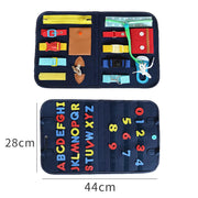 Busy Book – Montessori Dressing & Buttoning Activity Board — 16